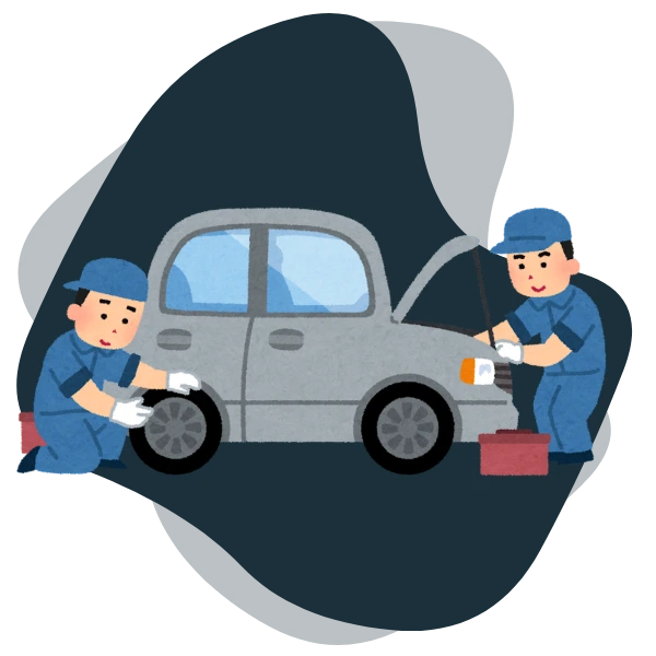 fixing car graphic image